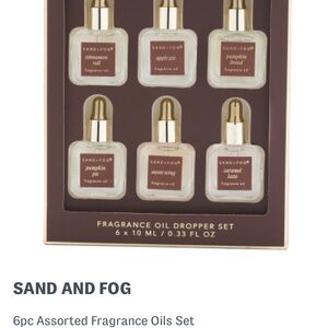 Sand and Fog Fragrance Oil Dropper Set